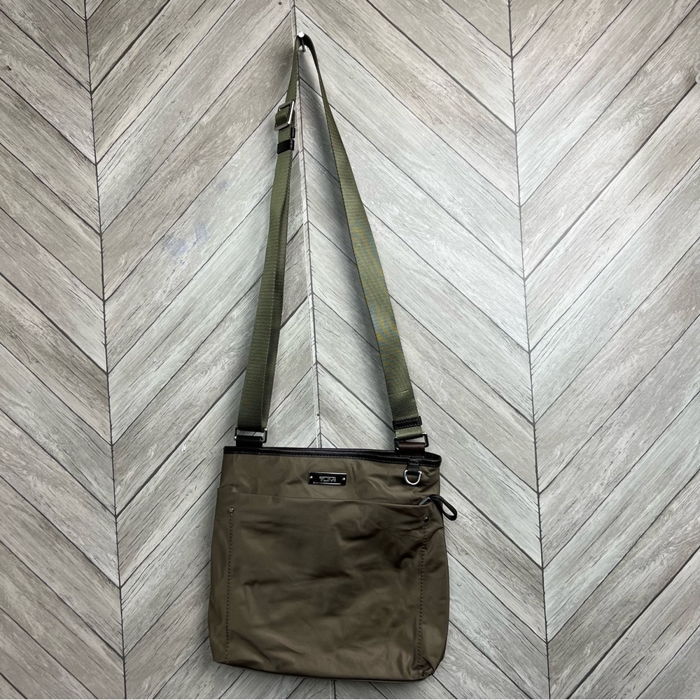 Tumi Olive Crossbody Bag